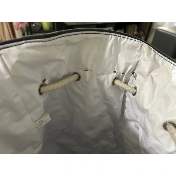 Chanel Canvas Drawstring Bucket Bag - Picture 9 of 15